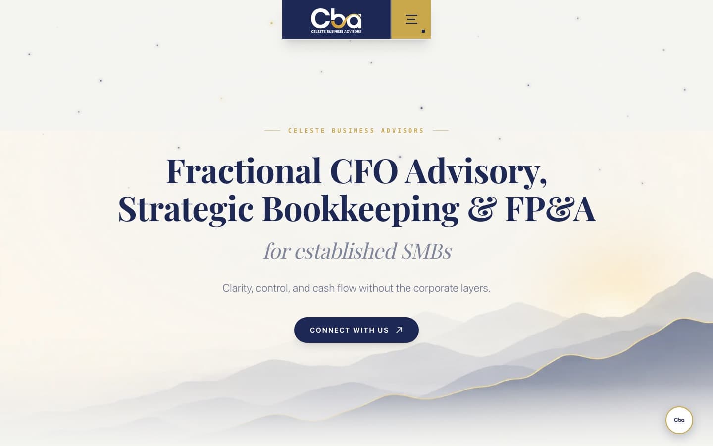 Celeste Business Advisors website