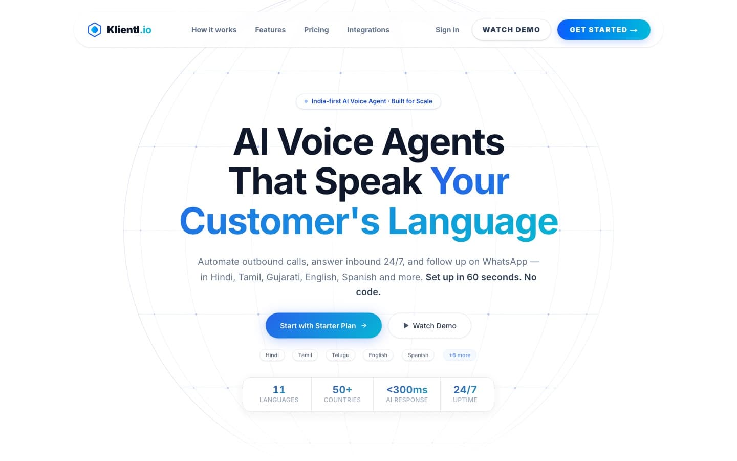 Klientl.io website